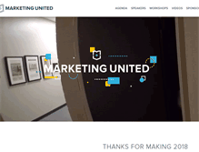 Tablet Screenshot of marketingunited.com